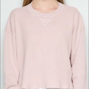 pink brandy melville long sleeve thermal